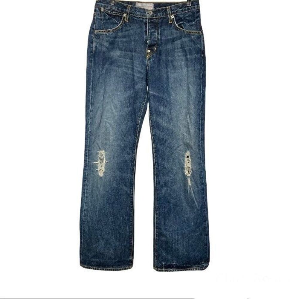 ANTHROPOLOGIE Paper Denim and Cloth Distressed Jeans Mens Size 31